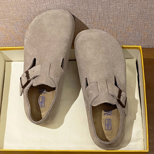 三喜同款牛皮勃肯鞋女全包秋冬加絨真皮軟底厚底博肯鞋大碼41-43 三喜同款牛皮勃肯鞋女全包秋冬加絨真皮軟底厚底博肯鞋大碼41-43