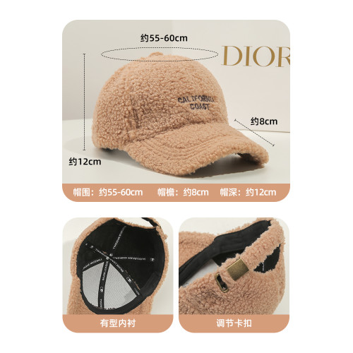 新款羊羔毛帽子女士秋冬季時尚百搭毛絨鴨舌帽加厚保暖棉帽棒球帽 新款羊羔毛帽子女士秋冬季時尚百搭毛絨鴨舌帽加厚保暖棉帽棒球帽