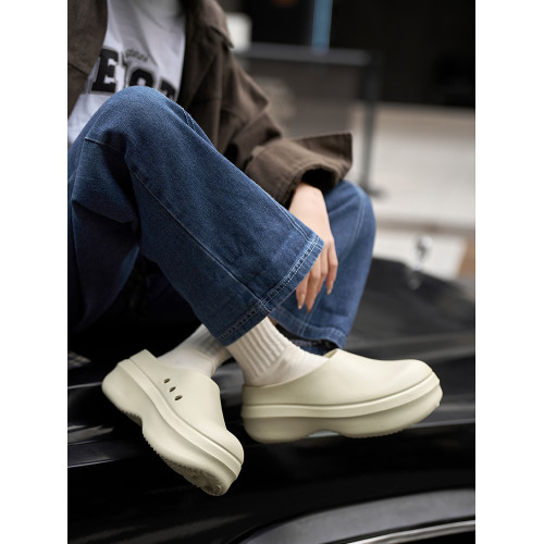 穆勒鞋女半拖鞋春秋季2025新款厚底增高休閒外穿防水男士廚師鞋子 穆勒鞋女半拖鞋春秋季2025新款厚底增高休閒外穿防水男士廚師鞋子