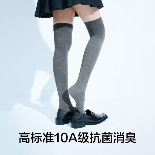 【壓力襪】有棵樹過膝襪女秋冬壓力瘦腿長筒jk襪子防滑抗菌長筒襪