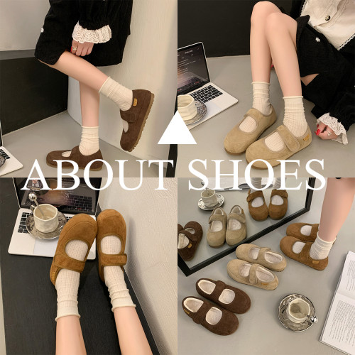 加絨全包勃肯鞋女2025新款秋冬單鞋一腳蹬加絨棉鞋毛毛瑪麗珍鞋子 加絨全包勃肯鞋女2025新款秋冬單鞋一腳蹬加絨棉鞋毛毛瑪麗珍鞋子