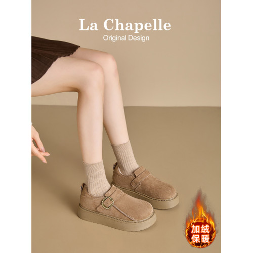 拉夏貝爾加絨勃肯鞋女2025新款冬季厚底時尚雪地靴子加厚保暖棉鞋 拉夏貝爾加絨勃肯鞋女2025新款冬季厚底時尚雪地靴子加厚保暖棉鞋