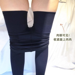 強壓高壓塑型打底襪條紋顯瘦壓力襪超緊抗起球瘦腿襪保暖連褲襪女