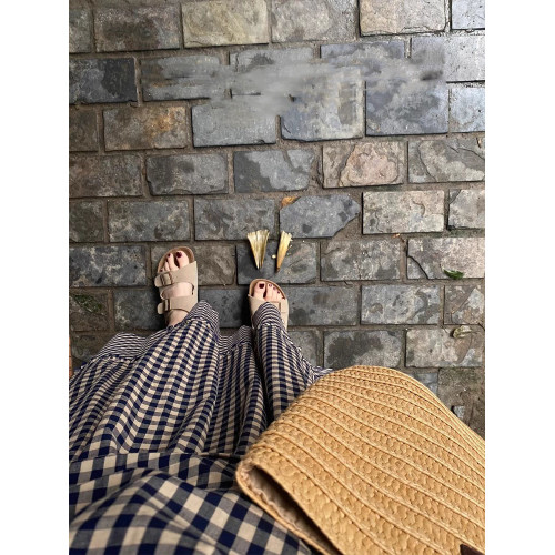 三喜同款真皮厚底增高釣魚勃肯鞋半拖鞋博肯懶人涼鞋涼拖女夏外穿 三喜同款真皮厚底增高釣魚勃肯鞋半拖鞋博肯懶人涼鞋涼拖女夏外穿