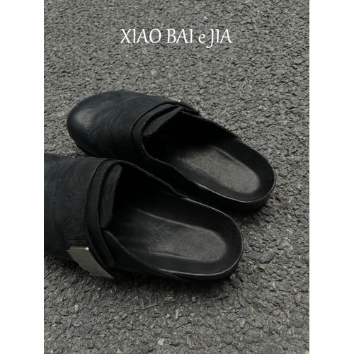 夏季新品~男女同款水洗牛皮勃肯鞋2025夏季新款復古外穿半拖拖鞋 夏季新品~男女同款水洗牛皮勃肯鞋2025夏季新款復古外穿半拖拖鞋