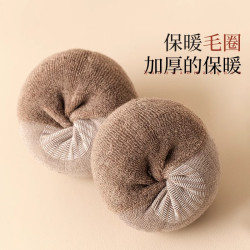 過膝襪子女長筒襪秋冬款棉質加絨加厚小腿襪冬季長腿棉襪護膝襪套