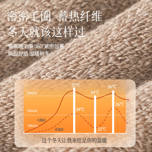 過膝襪子女長筒襪秋冬款棉質加絨加厚小腿襪冬季長腿棉襪護膝襪套 過膝襪子女長筒襪秋冬款棉質加絨加厚小腿襪冬季長腿棉襪護膝襪套