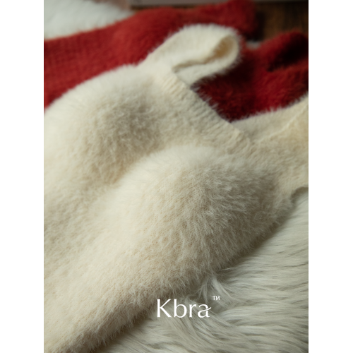 Kbra菟羔絨保暖背心2025年秋冬季帶胸墊加絨內搭外穿內衣女毛絨絨 Kbra菟羔絨保暖背心2025年秋冬季帶胸墊加絨內搭外穿內衣女毛絨絨