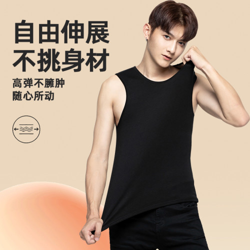保暖背心男款冬季加絨加厚防寒一體絨棉馬甲打底內穿保暖內衣大碼 保暖背心男款冬季加絨加厚防寒一體絨棉馬甲打底內穿保暖內衣大碼
