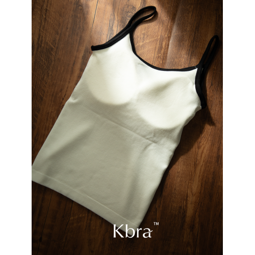 Kbra山羊絨深V保暖背心女士雅單風秋冬季加絨內搭帶胸墊吊帶上衣 Kbra山羊絨深V保暖背心女士雅單風秋冬季加絨內搭帶胸墊吊帶上衣
