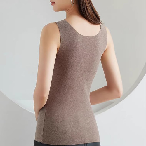 德絨保暖背心女2025冬季新款加絨內衣免穿文胸冬天帶胸墊一體大碼 德絨保暖背心女2025冬季新款加絨內衣免穿文胸冬天帶胸墊一體大碼