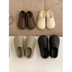 細細條 韓版休閒增高鞋女夏外穿百搭eva防滑防滑懶人半拖鞋穆勒鞋