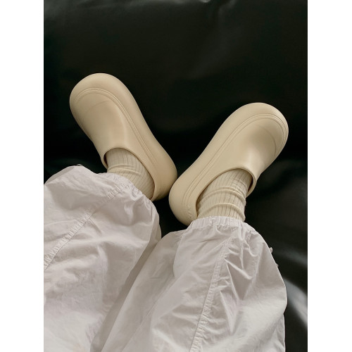 細細條 韓版休閒增高鞋女夏外穿百搭eva防滑防滑懶人半拖鞋穆勒鞋