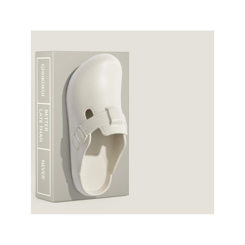 駱步勃肯鞋女夏外穿新款厚底防滑防水踩屎感包頭拖戶外軟底靜音穆 駱步勃肯鞋女夏外穿新款厚底防滑防水踩屎感包頭拖戶外軟底靜音穆