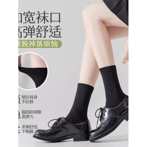 過膝絲襪日系壓力襪子洛麗塔白色半截大腿高長筒防下滑JK小腿襪女