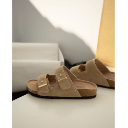 軟底厚底勃肯鞋拖鞋女2025夏季新款外穿釣魚博肯包頭半拖鞋涼拖鞋