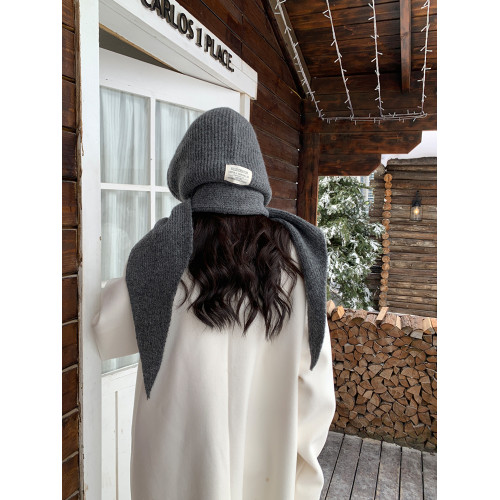 升級款~冬季高級感紅色羊毛帽子圍巾一體保暖韓系巴拉克拉法帽女 升級款~冬季高級感紅色羊毛帽子圍巾一體保暖韓系巴拉克拉法帽女