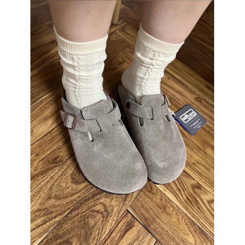 三喜同款大碼勃肯鞋女2025新款夏季厚底半拖博肯鞋沙灘一腳蹬鞋女 三喜同款大碼勃肯鞋女2025新款夏季厚底半拖博肯鞋沙灘一腳蹬鞋女