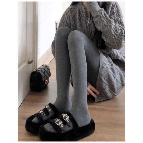 深灰色連褲襪女秋冬加絨打底褲外穿微壓加厚黑穿搭配裙子打底襪褲 深灰色連褲襪女秋冬加絨打底褲外穿微壓加厚黑穿搭配裙子打底襪褲