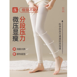 護膝襪套女2025秋冬微壓顯瘦保暖過膝長筒襪加長高彈美拉德大腿襪