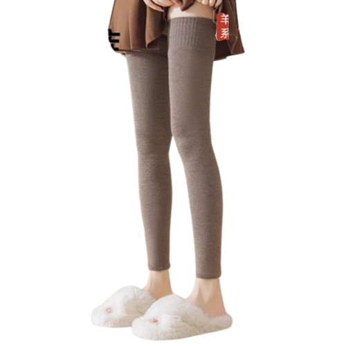 護膝襪套女2025秋冬微壓顯瘦保暖過膝長筒襪加長高彈美拉德大腿襪