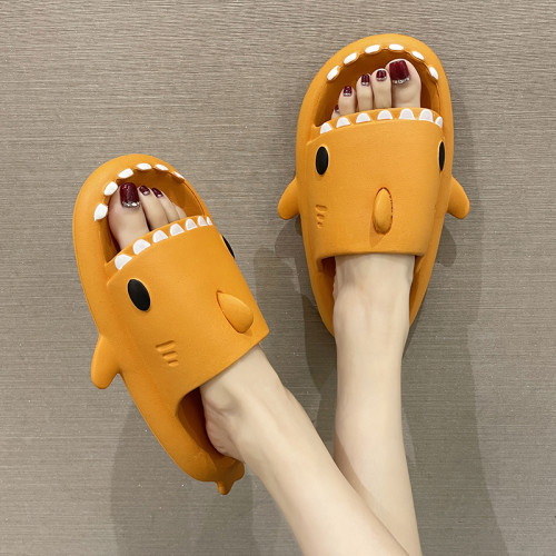 鯊魚拖鞋女夏季ins潮外穿踩屎感厚底防滑情侶室內居家可愛涼拖鞋 鯊魚拖鞋女夏季ins潮外穿踩屎感厚底防滑情侶室內居家可愛涼拖鞋