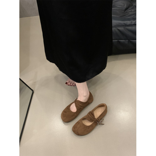 法式平底淺口單鞋女2025新款秋季復古芭蕾舞瑪麗珍鞋豆豆鞋勃肯鞋 法式平底淺口單鞋女2025新款秋季復古芭蕾舞瑪麗珍鞋豆豆鞋勃肯鞋
