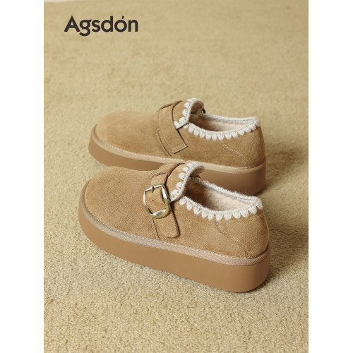 奧古獅登加絨勃肯鞋女2025新款冬季厚底全包毛毛絨雪地靴棉鞋子爆 奧古獅登加絨勃肯鞋女2025新款冬季厚底全包毛毛絨雪地靴棉鞋子爆