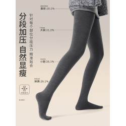 貓人打底褲加長版高個子大碼女款強力瘦腿壓力襪秋冬加絨厚連褲襪