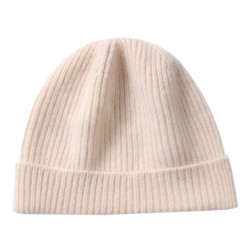 秋冬100%羊毛帽子女韓版百搭毛線針織月子休閒護耳包頭加厚冷帽男