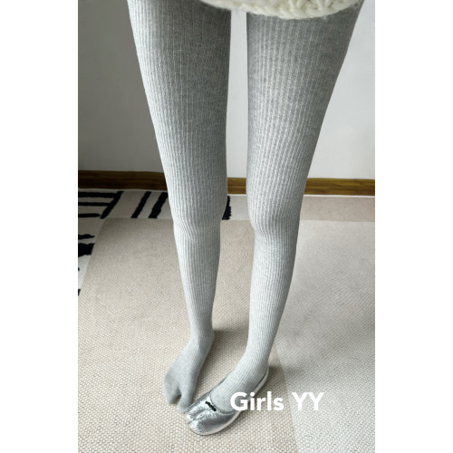 GirlsYY分趾竪條紋連褲襪百搭壓力襪二趾襪純黑打底褲長襪顯瘦