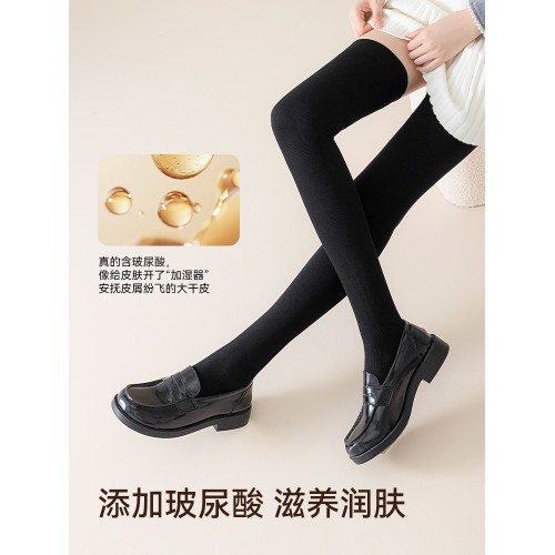 貓人過膝長筒襪女款2025新款防下滑瘦腿壓力襪秋冬季高筒大腿襪子