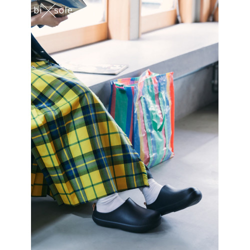 日本bisole包頭半拖鞋EVA穆勒鞋厚底戶外防水手術室醫生廚師鞋