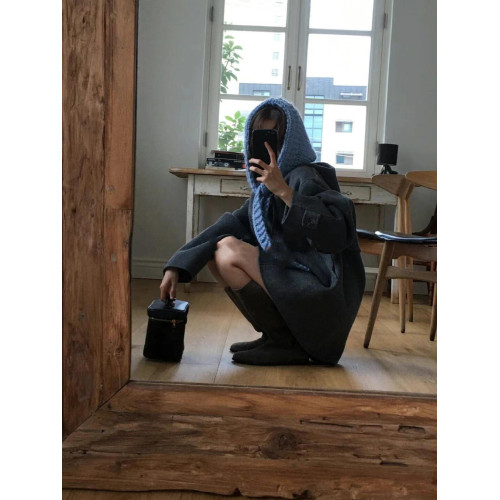 Overtake手工羊毛帽帽子圍巾一體 秋冬搭配毛線帽 韓國東大門坎肩 Overtake手工羊毛帽帽子圍巾一體 秋冬搭配毛線帽 韓國東大門坎肩