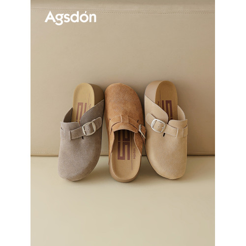 厚底勃肯鞋女2025新款秋冬外穿一腳蹬增高包頭半拖鞋子爆加絨棉鞋 厚底勃肯鞋女2025新款秋冬外穿一腳蹬增高包頭半拖鞋子爆加絨棉鞋