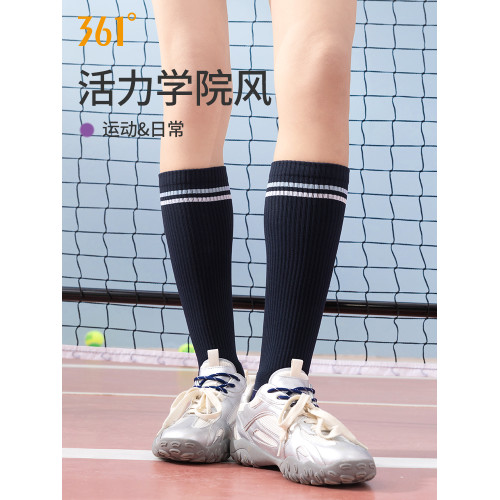 361長筒瑜珈襪女防滑2025新款運動襪休閒百搭女襪健身網球壓力襪