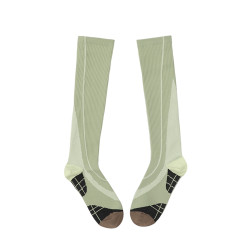 山系戶外微壓薄款運動壓力襪專業跑步跳繩健身小腿肌能女土長筒襪