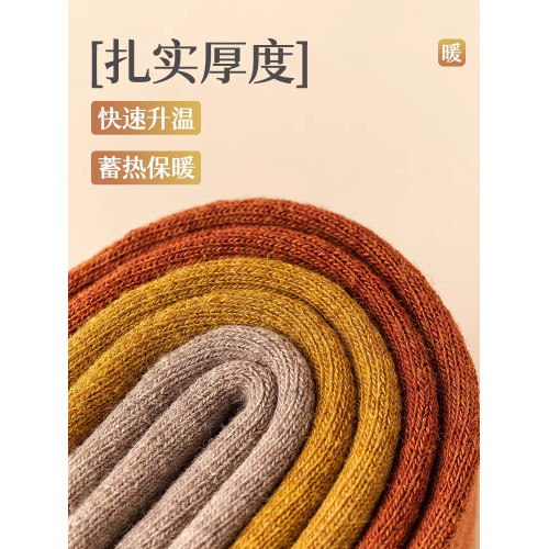 帕蘭朵過膝襪子女長筒襪秋冬新款加絨加厚小腿襪毛圈長襪護膝襪套