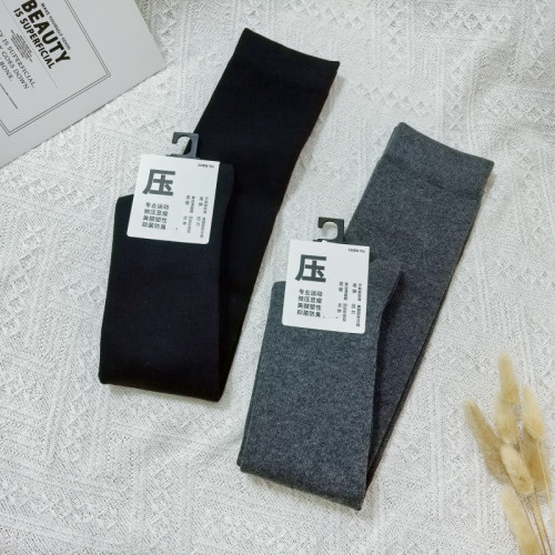 壓力襪顯瘦微壓秋冬運動吳昕抖音同款jk小腿襪美腿加厚過膝過膝襪