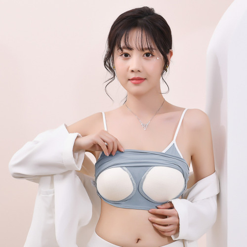 春夏新款冰絲帶胸墊美背文胸女運動打底內衣吊帶背心裹胸 春夏新款冰絲帶胸墊美背文胸女運動打底內衣吊帶背心裹胸