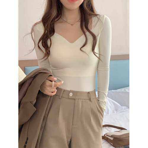 保暖背心女帶胸墊秋衣2025新款秋冬吊帶顯瘦長袖打底衫內搭肌底衣 保暖背心女帶胸墊秋衣2025新款秋冬吊帶顯瘦長袖打底衫內搭肌底衣