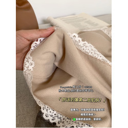 楓之訢6650秋冬蕾絲邊吊帶背心女帶胸墊一體式內搭打底保暖美背