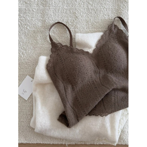 毛絨絨蕾絲法式內搭美背內衣女帶胸墊顯瘦吊帶背心可外穿保暖打底 毛絨絨蕾絲法式內搭美背內衣女帶胸墊顯瘦吊帶背心可外穿保暖打底