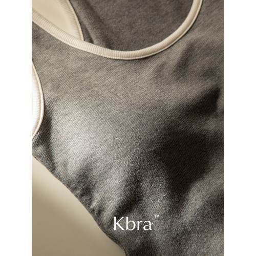 Kbra法式撞色珍珠絨保暖背心女秋冬帶胸墊美背吊帶內搭外穿打底衫 Kbra法式撞色珍珠絨保暖背心女秋冬帶胸墊美背吊帶內搭外穿打底衫