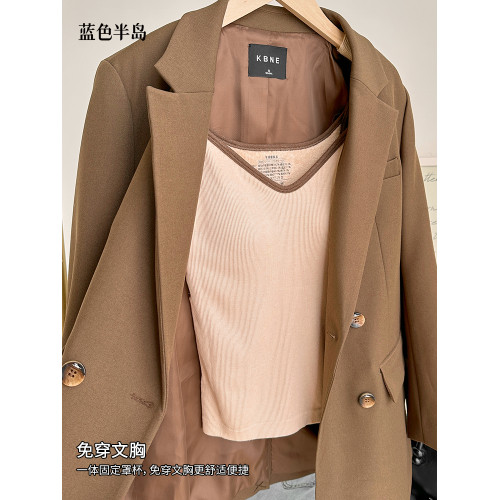 保暖背心女秋冬無痕打底羊絨高彈女士打底秋衣親膚透氣帶罩杯女生 保暖背心女秋冬無痕打底羊絨高彈女士打底秋衣親膚透氣帶罩杯女生