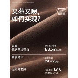 草本初色保暖內衣女士2025新款秋冬背心帶胸墊內搭打底香氛肌底衣