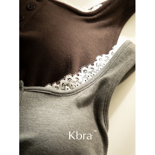 Kbra超暖!磨毛絨保暖吊帶背心女秋冬季帶胸墊自髮熱打底上衣內搭 Kbra超暖!磨毛絨保暖吊帶背心女秋冬季帶胸墊自髮熱打底上衣內搭