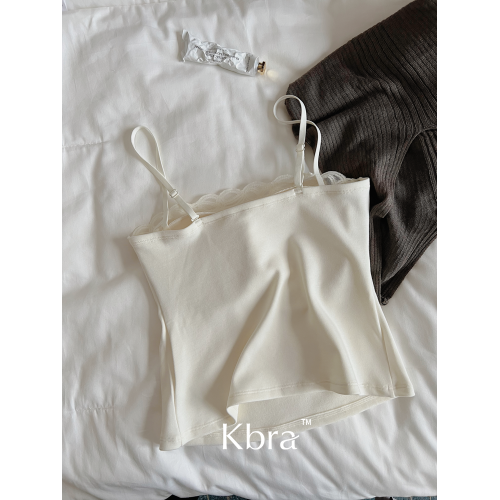 Kbra法式蕾絲領保暖背心女2025新款帶胸墊冬季加絨內搭打底上衣 Kbra法式蕾絲領保暖背心女2025新款帶胸墊冬季加絨內搭打底上衣