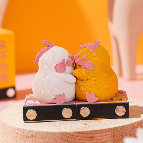 潮玩萌寵 // 3d立體便簽本紙雕藝術手撕創意高顔值可愛卡通便利貼 潮玩萌寵 // 3d立體便簽本紙雕藝術手撕創意高顔值可愛卡通便利貼