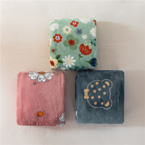 毛毯禮品法蘭絨珊瑚絨純色毯子寵物婚慶單雙人空調絨毯